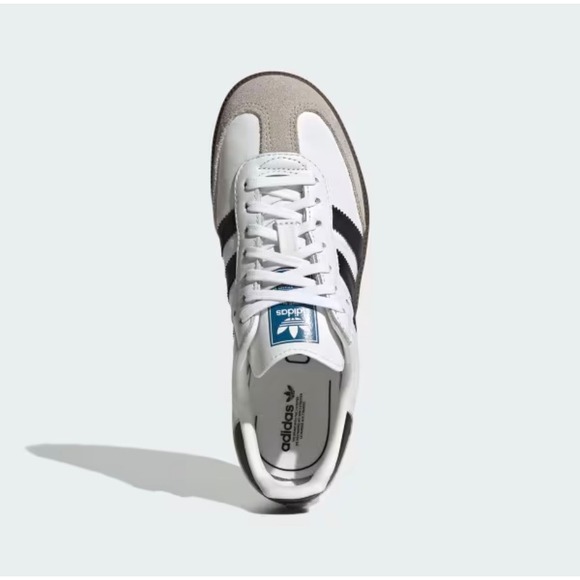adidas Shoes - Adidas Samba OG Sneaker Women 5 (fits 6) White Leather Gum Sole Streetwear Retro